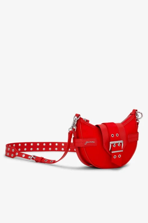 GANNI Skuldervesker | Ganni Exclusives<Red Small Bucky Crossbody-veske RacingRed