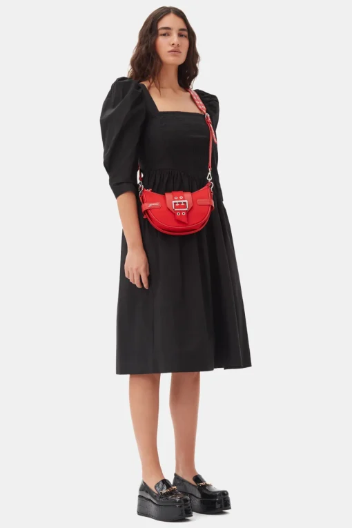 GANNI Skuldervesker | Ganni Exclusives<Red Small Bucky Crossbody-veske RacingRed