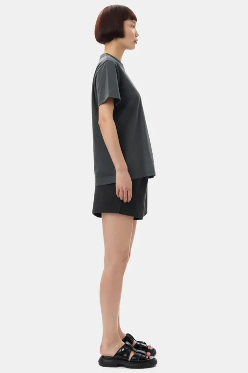 GANNI Plus Size Klær | T-skjorter<Relaxed -T-skjorte VolcanicAsh