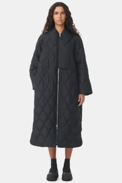 GANNI Ganni Icons | Kåper & Jakker<Ripstop Quilt-kåpe Black