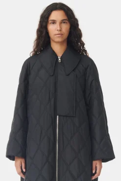 GANNI Ganni Icons | Kåper & Jakker<Ripstop Quilt-kåpe Black