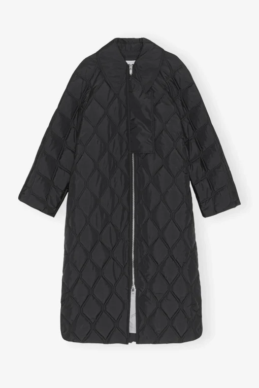 GANNI Ganni Icons | Kåper & Jakker<Ripstop Quilt-kåpe Black