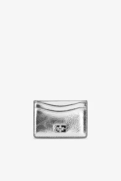 GANNI Lommebøker<Bou-kortholder Silver