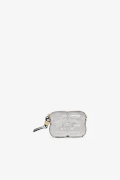 GANNI Lommebøker<Metallic Bou Zipped-lommebok Silver