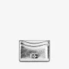 GANNI Lommebøker | Små Gaver<Metallic Bou-kortholder Silver