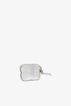 GANNI Lommebøker<Metallic Bou Zipped-lommebok Silver