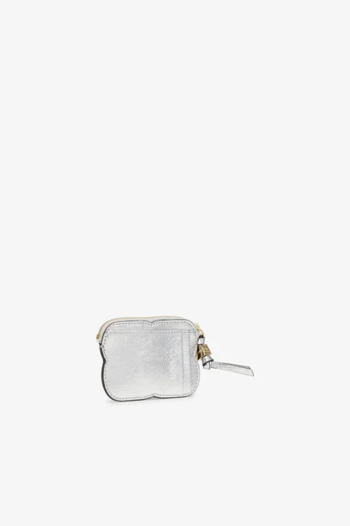 GANNI Lommebøker<Metallic Bou Zipped-lommebok Silver