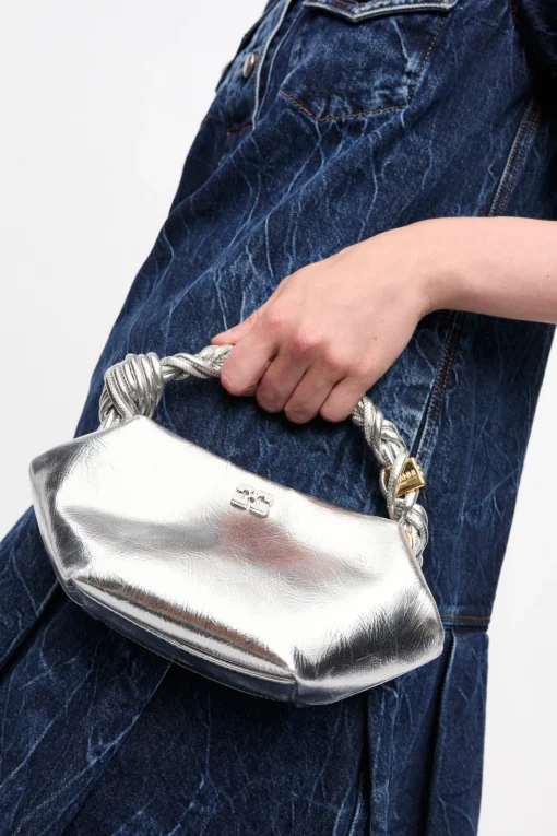 GANNI Crossbody Vesker | Håndvesker<Mini Bou Bag Silver