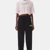 GANNI Ganni Exclusives | Bukser<Sporty Jersey Straight Leg Pants Black