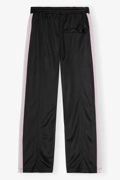GANNI Ganni Exclusives | Bukser<Sporty Jersey Straight Leg Pants Black