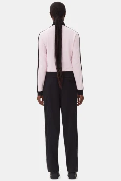 GANNI Ganni Exclusives | Kåper & Jakker<Sporty Jersey Tracksuit Jacket Black