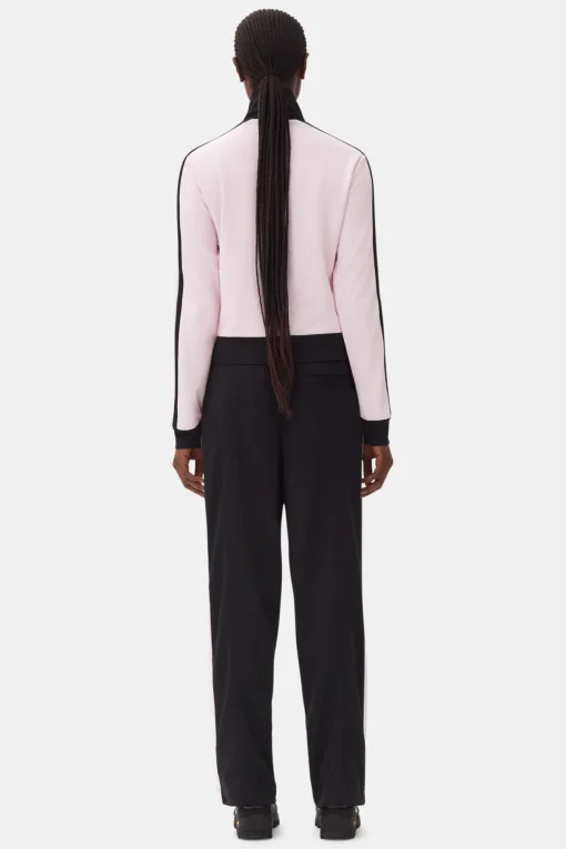 GANNI Ganni Exclusives | Kåper & Jakker<Sporty Jersey Tracksuit Jacket Black