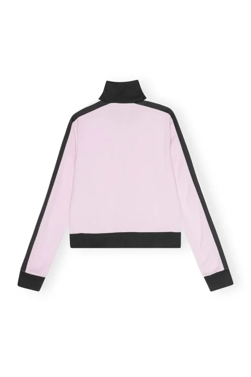 GANNI Ganni Exclusives | Kåper & Jakker<Sporty Jersey Tracksuit Jacket Black