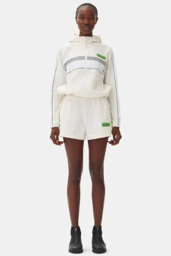 GANNI Ganni Exclusives<Stretch Shell Shorts Egret