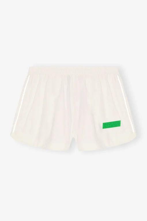 GANNI Ganni Exclusives<Stretch Shell Shorts Egret