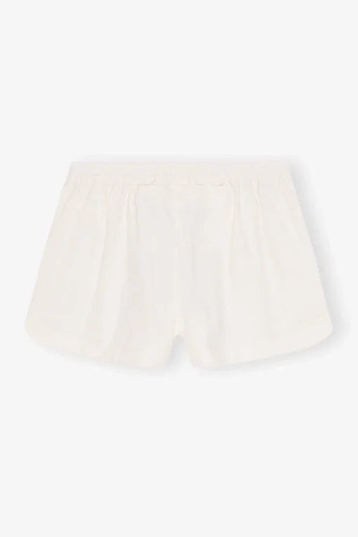 GANNI Ganni Exclusives<Stretch Shell Shorts Egret
