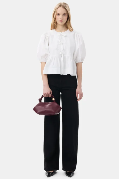 GANNI Jeans | Denimklær<Washed Black Andi Jeans WashedBlack/Black