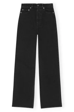 GANNI Jeans | Denimklær<Washed Black Andi Jeans WashedBlack/Black