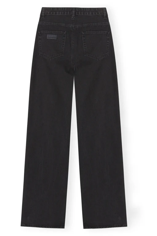GANNI Jeans | Denimklær<Washed Black Andi-jeans WashedBlack/Black