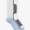 GANNI Sokker | Små Gaver<White/Blue Sporty-sokker SkyCaptain